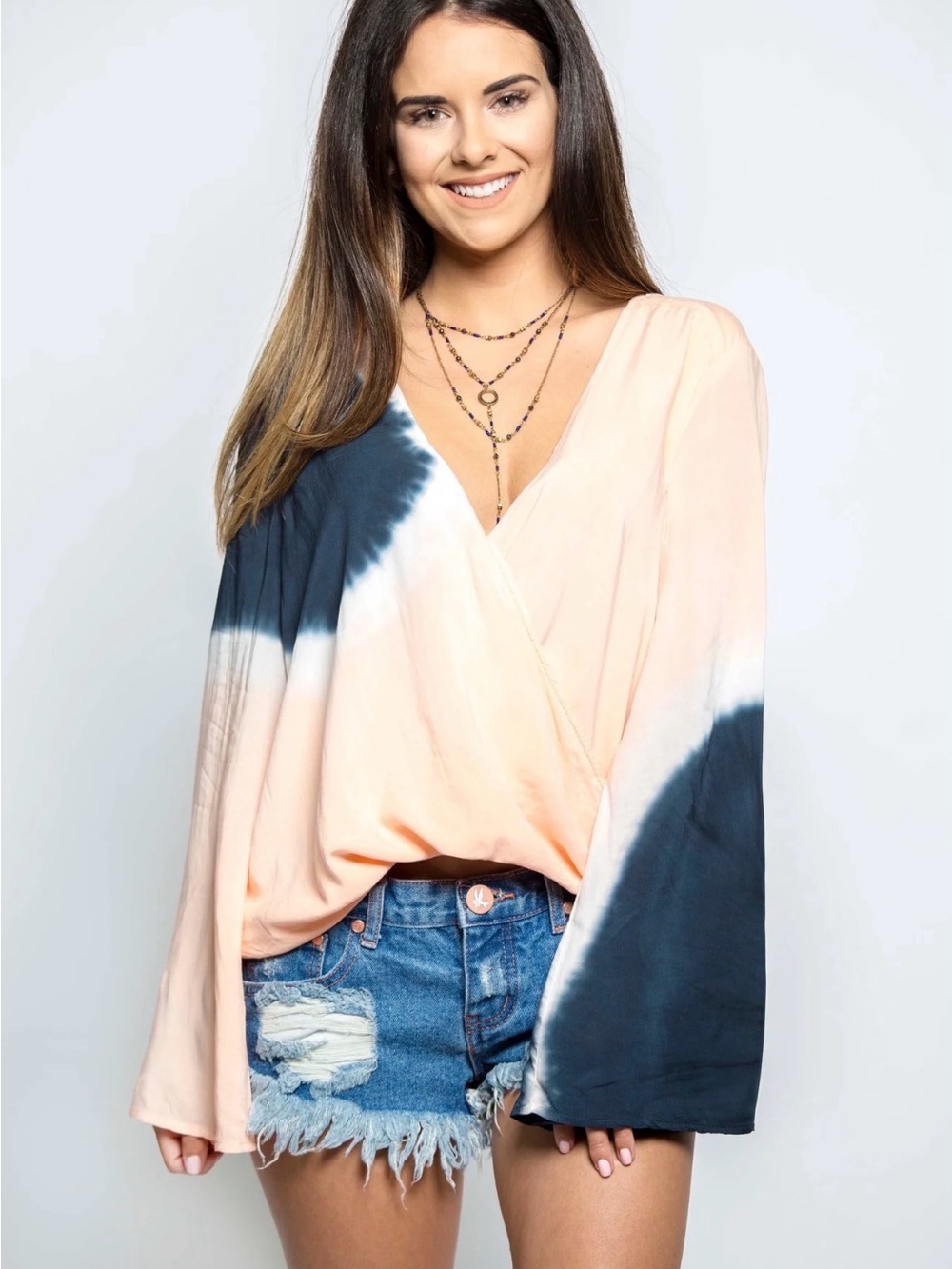 Blue Life Haley Top in Japan Sea